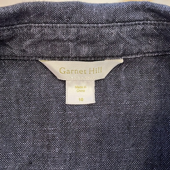 Garnet Hill linen shirt dress - Picture 4 of 5